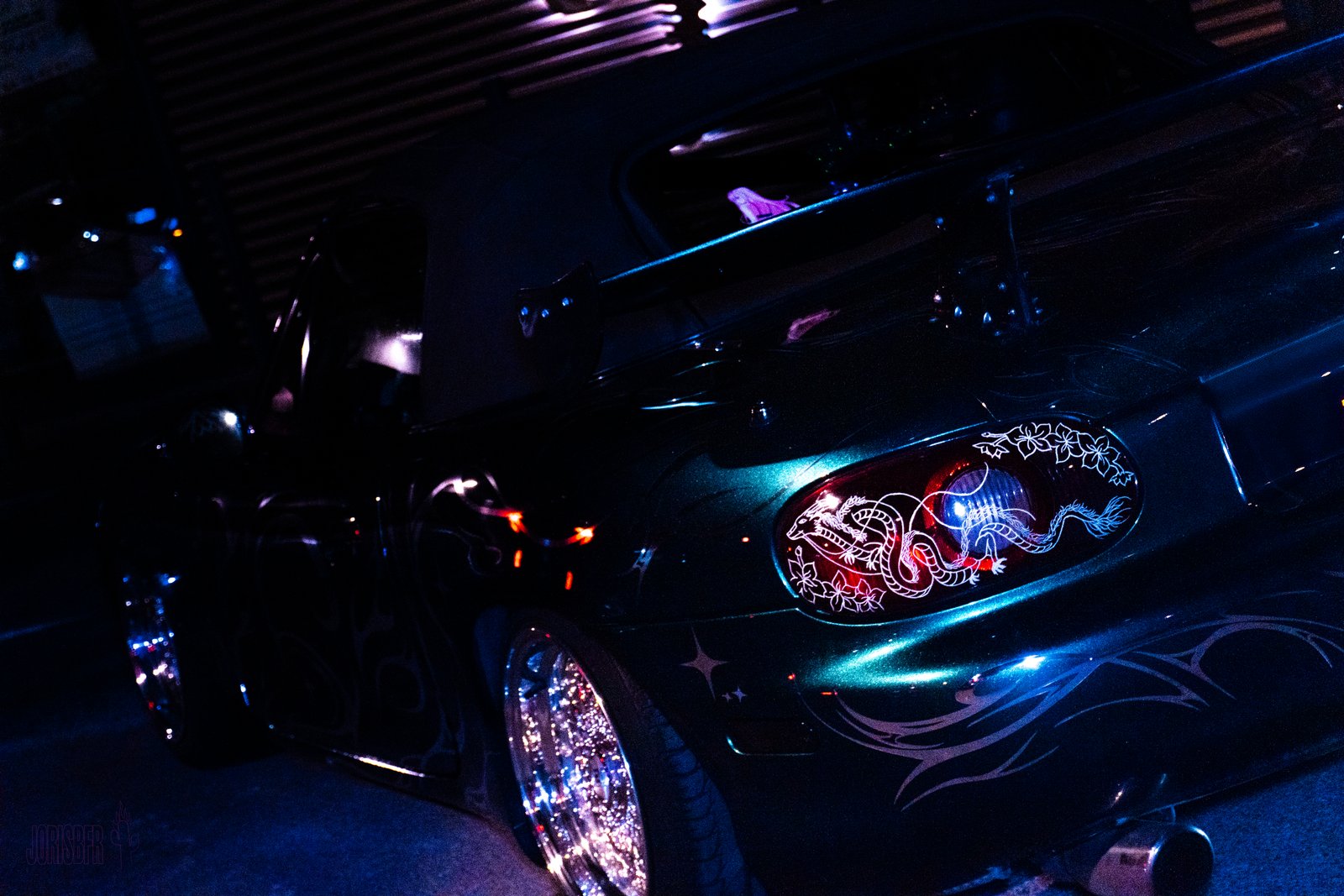 Photographie automobile - Mazda MX-5 de nuit